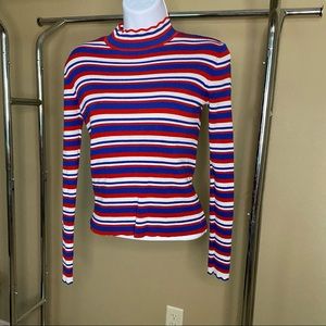 💥Host Pick💥 Zara red white and blue striped sweater